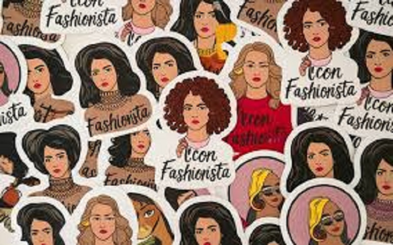 icon fashionista stickers